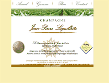 Tablet Screenshot of champagne-jp-leguillette.com